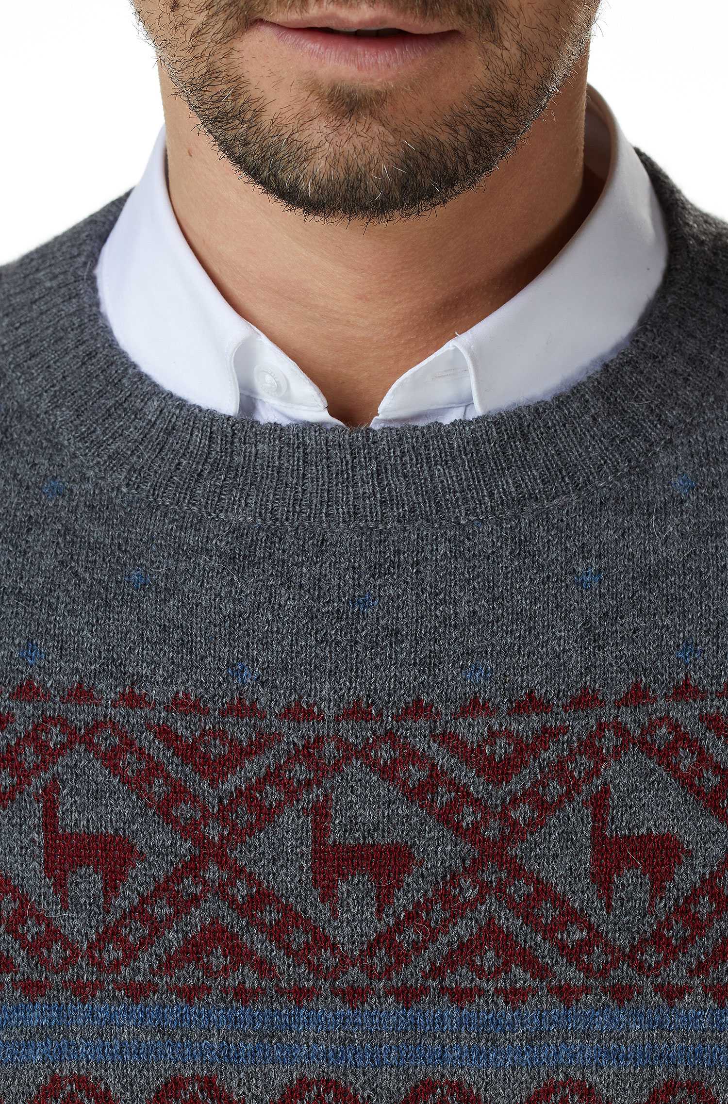 Alpaka Herren Pullover NEVADA Grösse L – Bild 3