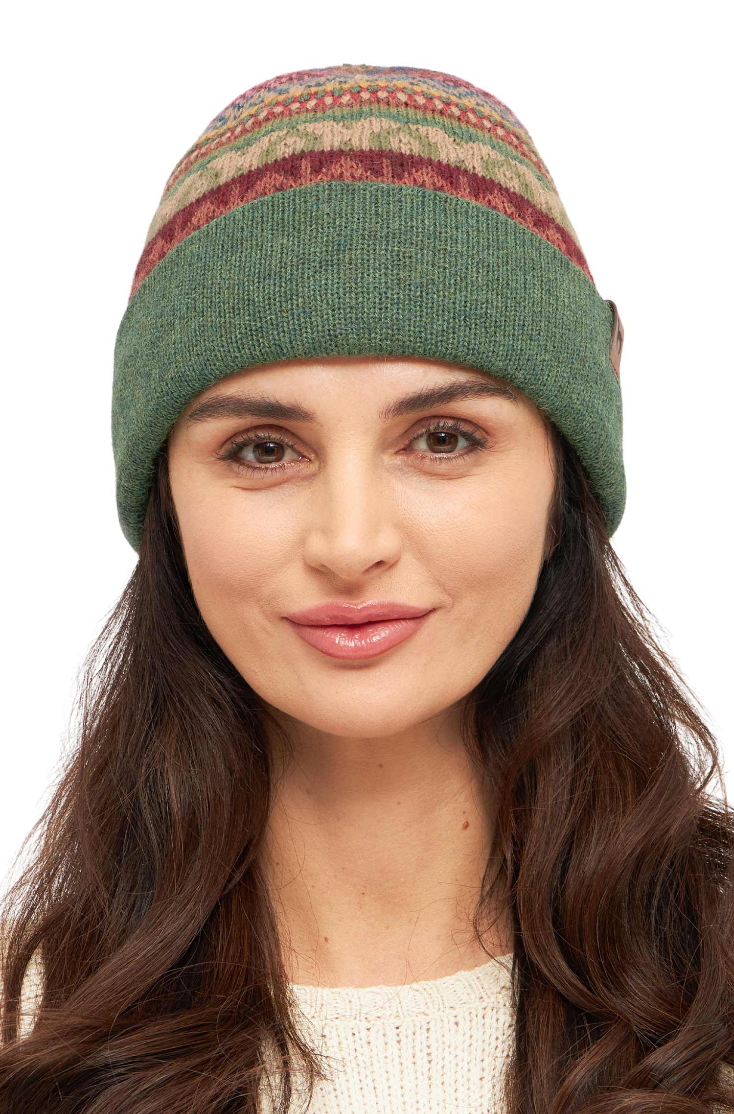 Alpaka Wendemütze LUNA Grösse M – Bild 2