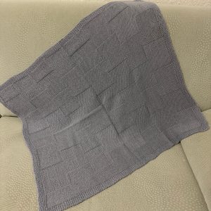 Handgestrickte Babydecke