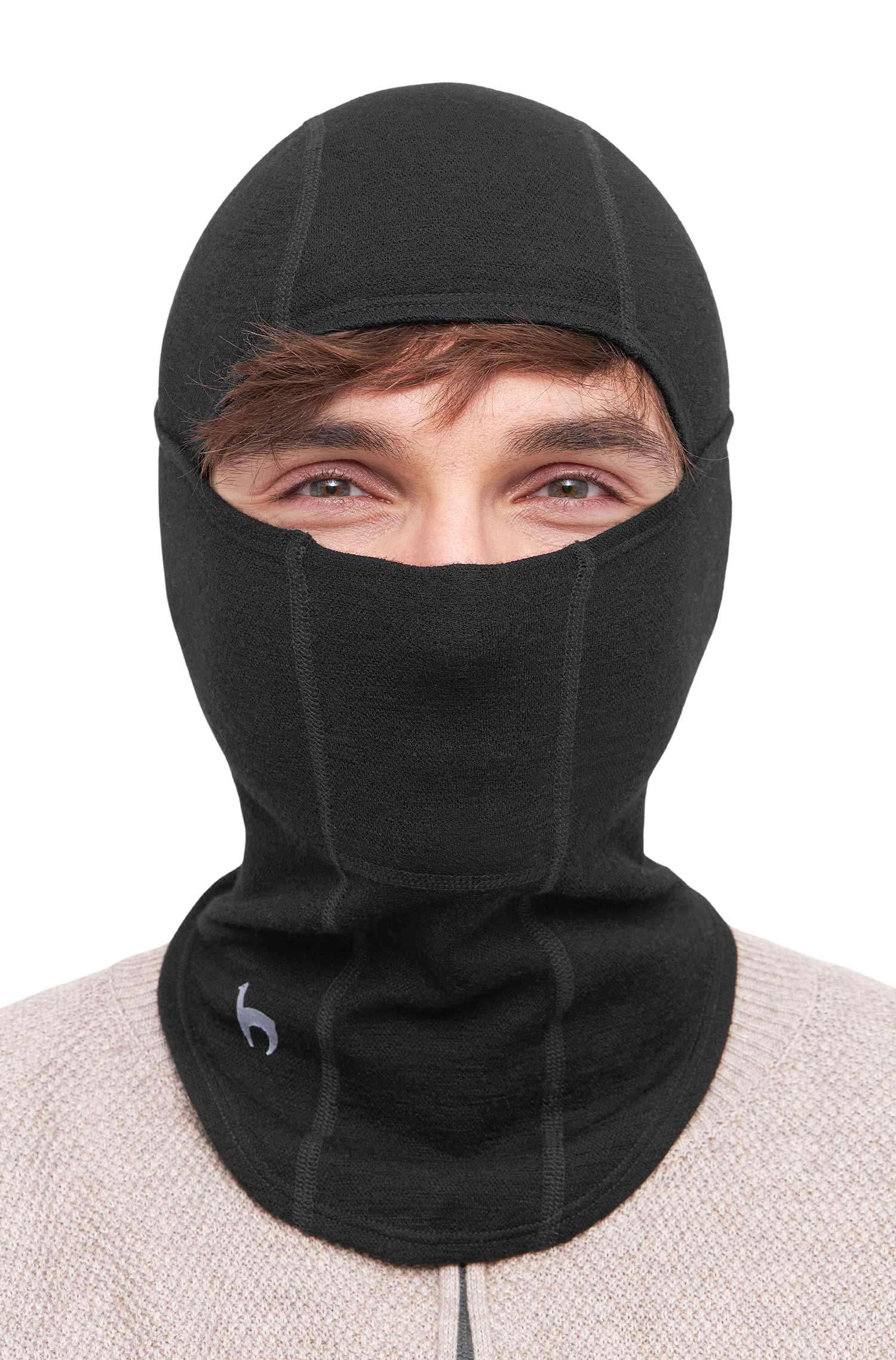 Alpaka Balaclava THERMO LAYER mit Baby Alpaka & Bio-Pima-Baumwolle – Bild 2