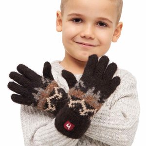 Alpaka Fingerhandschuhe NATURA (Gr. 10-12 Jahre)