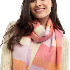 Alpaka Webschal AMIGO peach-rose