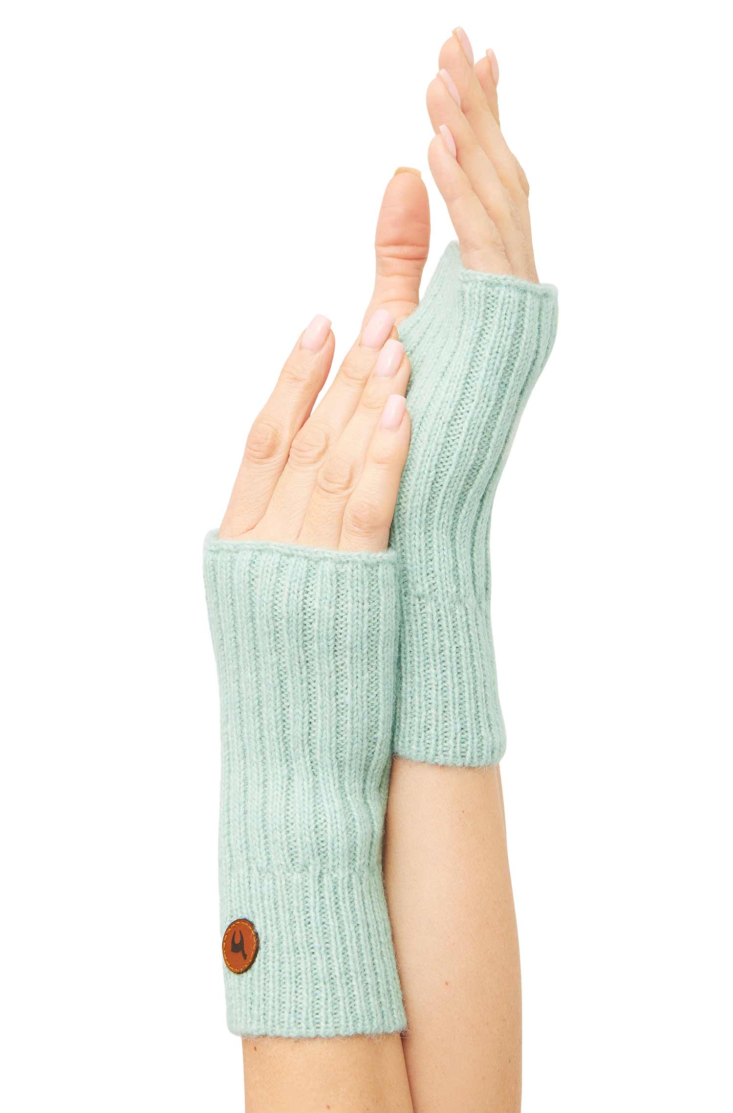 Alpaka Pulswärmer PACA mit Daumenloch aus Baby Alpaka-Merino-Mix