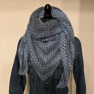 Mohair Dreieckstuch